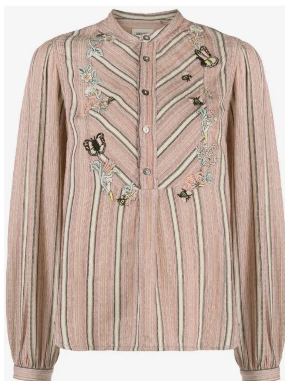 Zadig & Voltaire Teda Embroidered Shirt Pink
Stripe